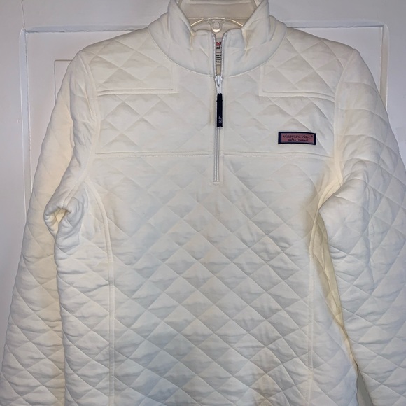 Vineyard Vines Allover Quilted Shep Shirt 1/4 Zip - Picture 3 of 16
